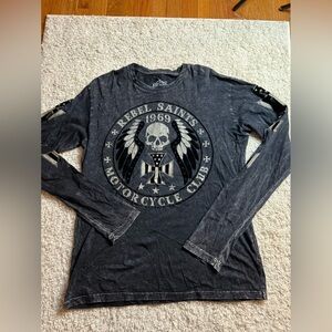 Men’s XL Rebel Saints Long Sleeve Tee